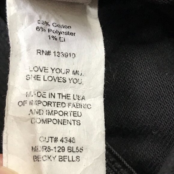 Show Me Your Mumu Becky Bells In Black Lava Women's Large High Waist Fringe USA - Picture 10 of 13